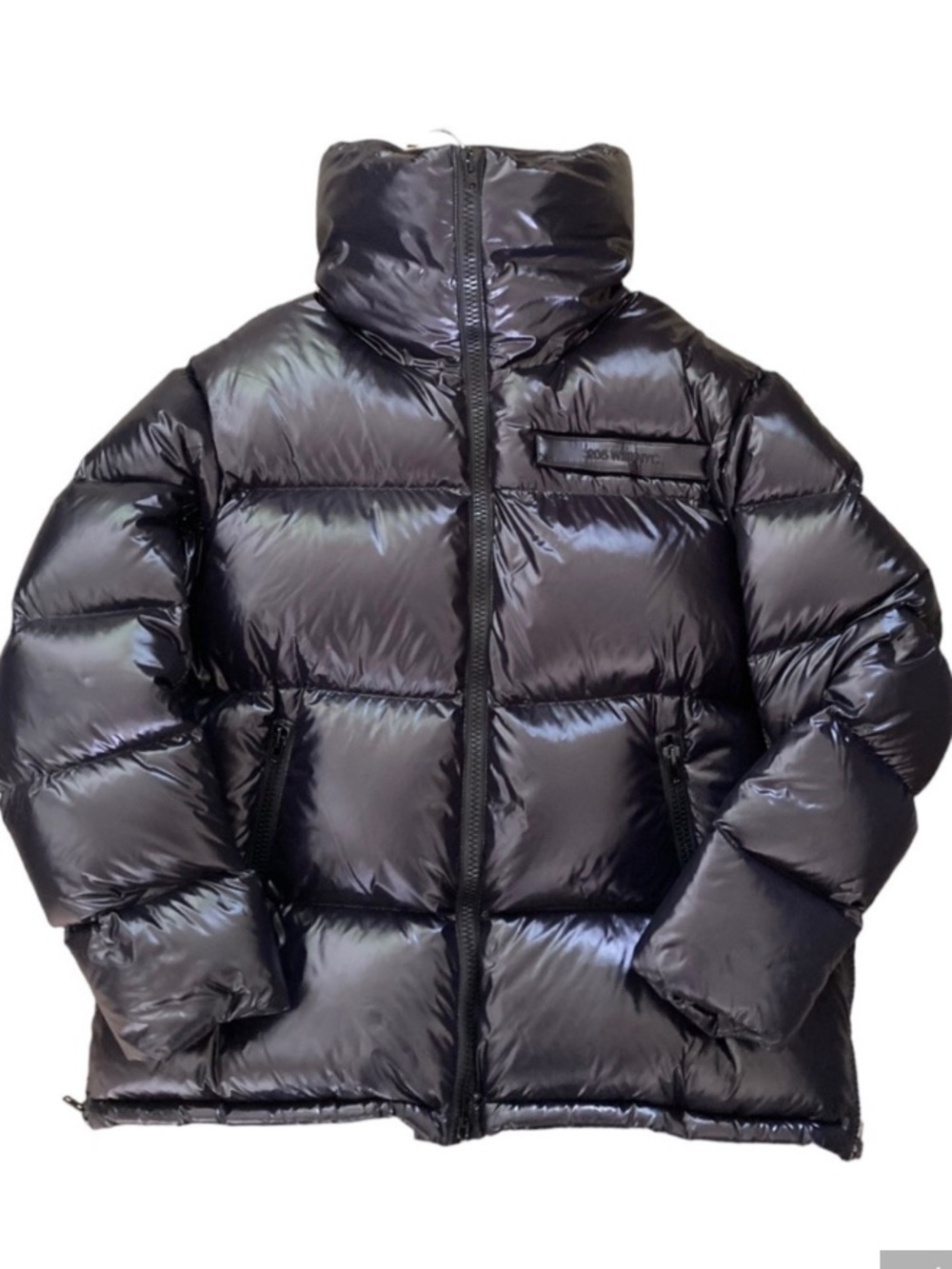 Calvin Klein Raf Simons 205W39NYC Down Filled Glossy Puffer Jacket Made in Italy - Picture 10 of 13